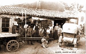 1268- Alger - Atelier en 1914